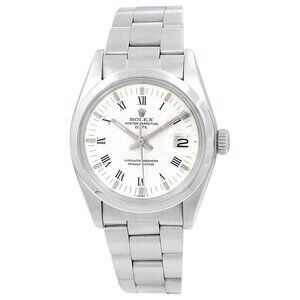 34MM Rolex Stainless Steel Date Watch *Vintage* Collectible #1500